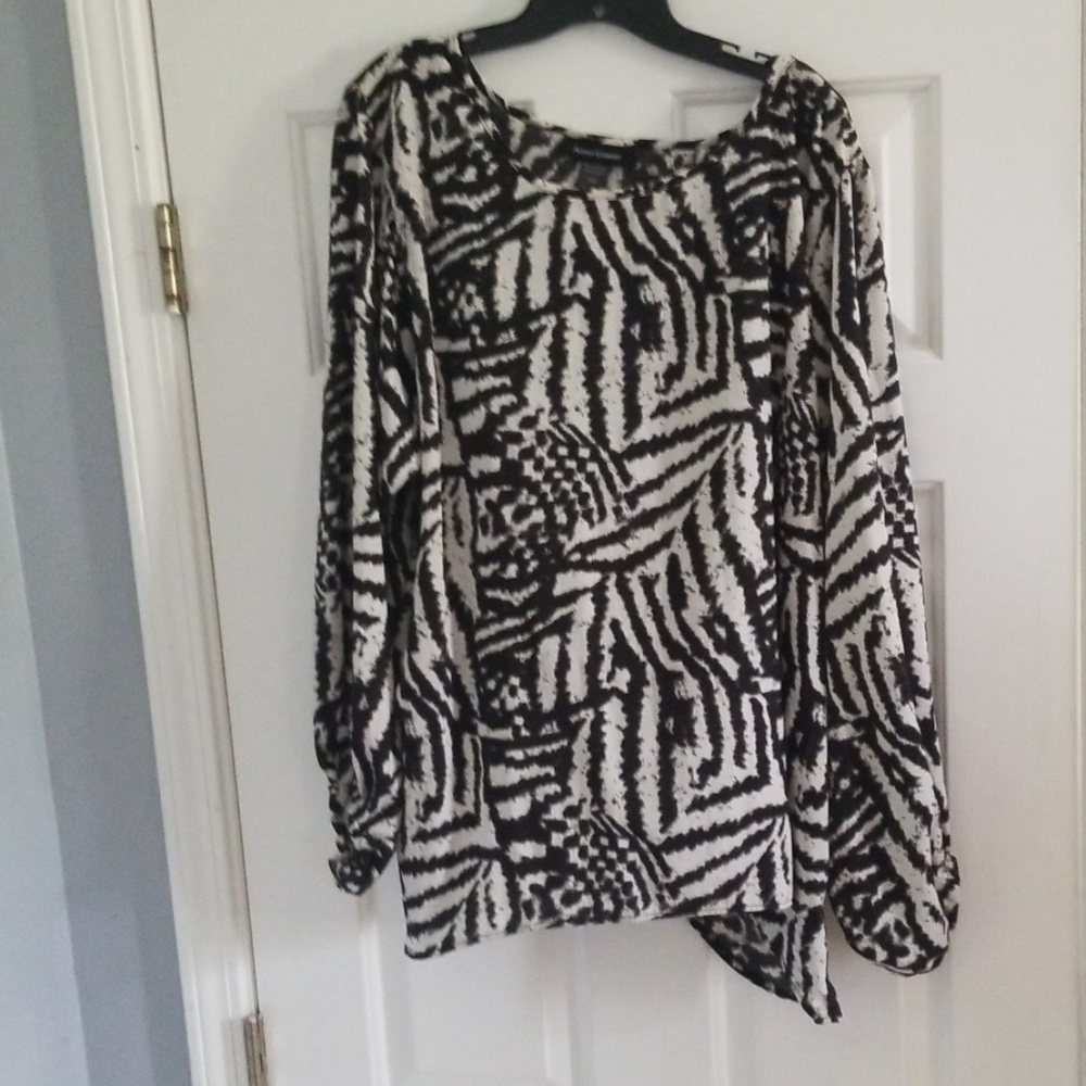 Zebra print blouse